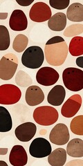Fototapeta premium Abstract Shapes and Bold Colors on Canvas Background Design