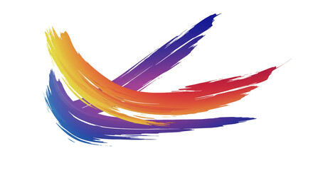 Abstract Paint Strokes Illustration Artistic Color Design Background