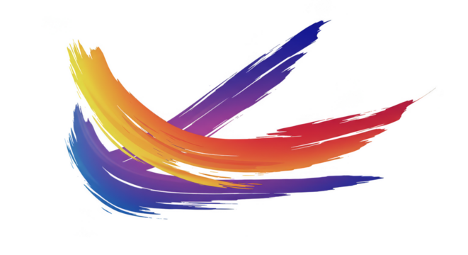 Abstract Paint Strokes Illustration Artistic Color Design Background