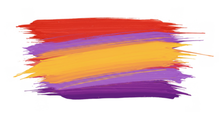 Abstract Brush Strokes Background with Watercolor Texture Transparent