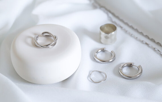 シルバーのアクセサリー