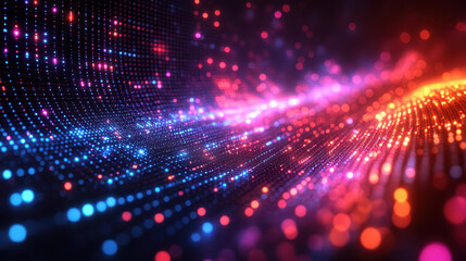 Abstract digital data background. Art can be used in the description of network abilities, technological processes, digital storages, science, education,. generative ai