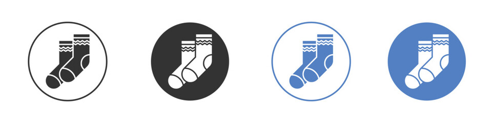 Socks icon vector, Symbol, logo illustrations
