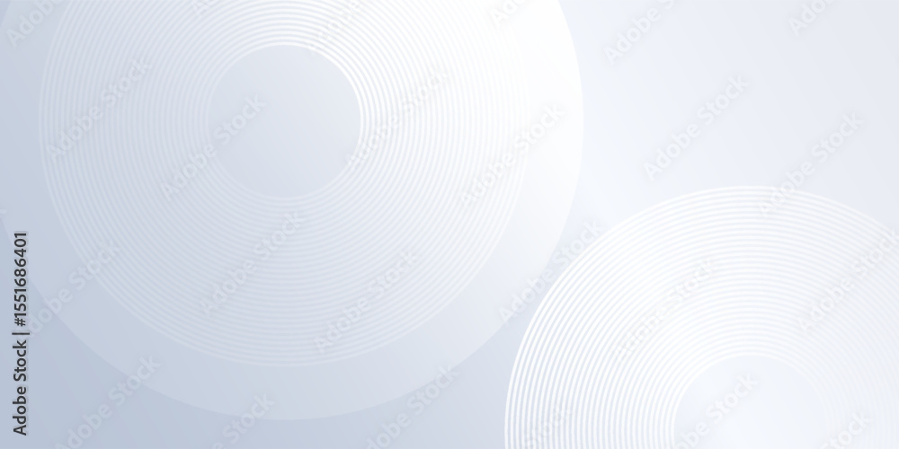 Fototapete Modern lines grey background with dynamic circle lines abstract simple modern design