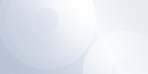 Modern lines grey background with dynamic circle lines abstract simple modern design