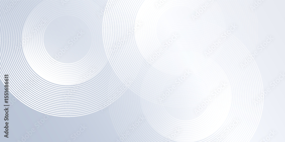 Poster modern lines grey background with dynamic circle lines abstract simple