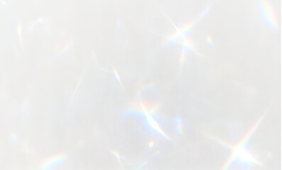 Naklejka na ściany i meble Png crystal rainbow, prism rainbow light, abstract jewelry reflex prism, transparent flare glowing glass overlay light png, diamond spectrum effect sparkle optical, crystal rainbow 