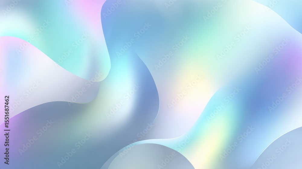 Poster abstract background with fluid shapes and pastel colors for modern design use