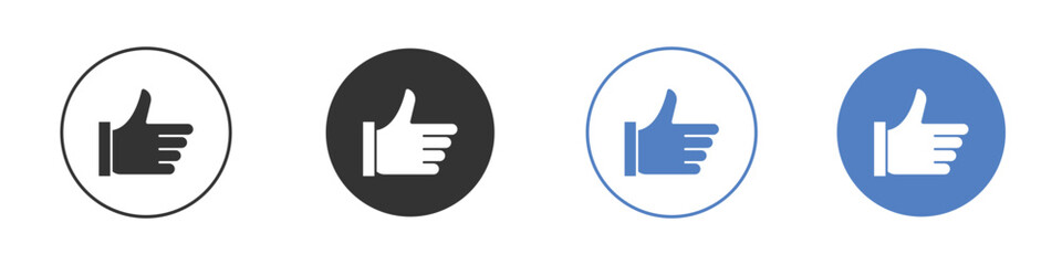 Thumb icon vector, Symbol, logo illustrations