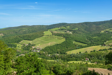 Beautiful View Over The Hills In Chianti Region