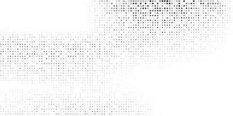 Illustration grunge dotted halftone gradient texture. Vanishing polka dot modern abstract