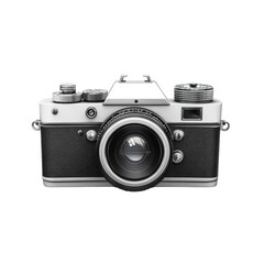 Classic Elegance A Vintage Camera Still Life Photography Equipment Retro on transparent background