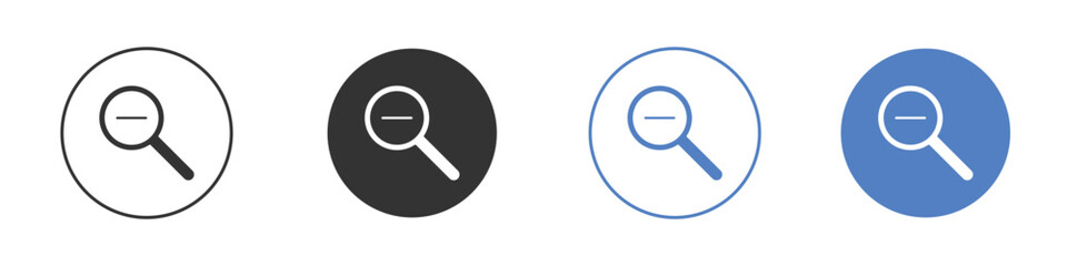 Zoom out icon vector, Symbol, logo illustrations