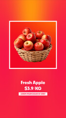 Vertical Resolution Social Media Product Promo Template