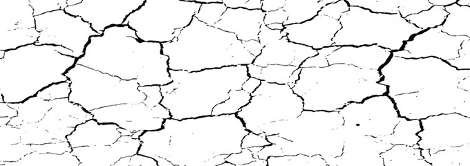 The cracks grunge urban background, texture vector.