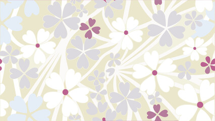 Charred Floral Silhouettes Crisp Black Edges - Botanical Seamless Vector