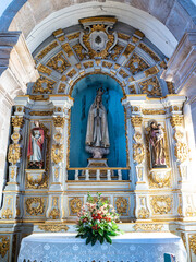 Interior of the Monchique Parish Church, Igreja Paroquial de Monchique at Monchique in Portugal