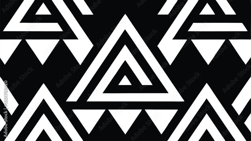 Poster modern geometric pattern abstract black and white transparency suitable for various design applicati