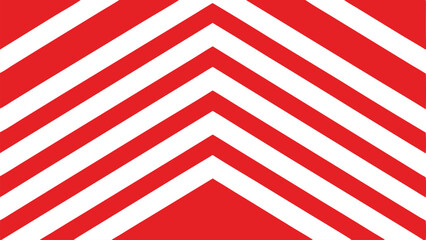 Modern red and white chevron pattern with transparency for various design applications