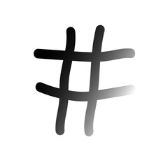 Hashtag Icon – Trend Symbol in Social Media