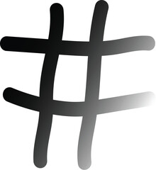 Hashtag Icon – Trend Symbol in Social Media