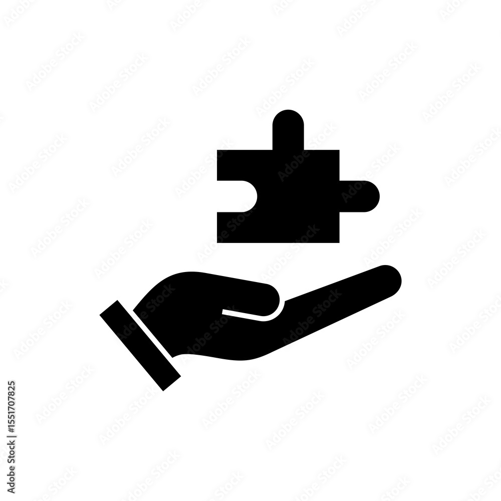 Poster problem solving icon