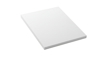 Illustration of a White Book Stacked Background for Office Use Paper