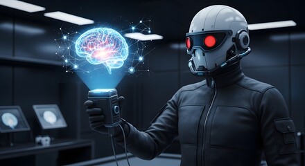 Cyborg Shows Brain Display