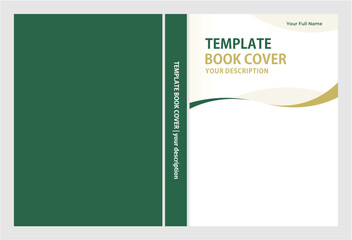 Green & Gold Flow &ndash; Template Book Cover