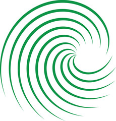 Abstract 3D render of a hypnotic spiral design, a geometric pattern of swirling lines and round shapes creating an illusionary, technological backdrop