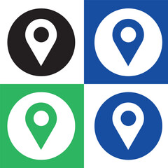 Classic Location Pointer Icon Set