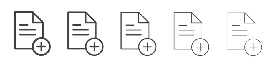 Add list icon simple illustration logo art