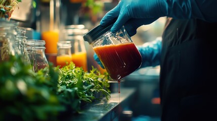Close-up of a food preparation