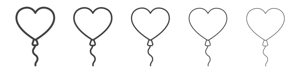 Balloon icon simple illustration logo art