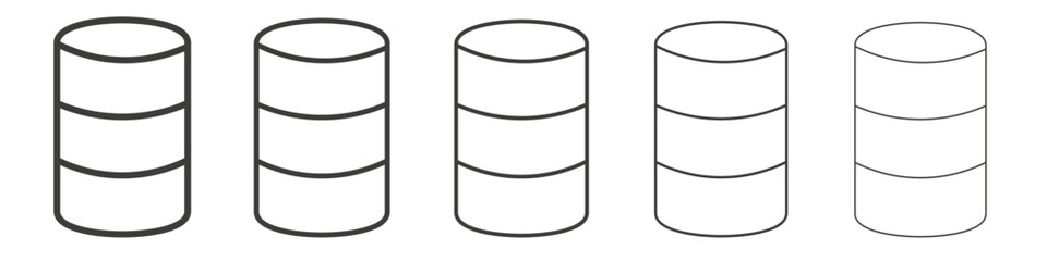 Barrel icon simple illustration logo art