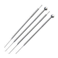 Acupuncture Needles Set Still Life Photography Sharp Focus Treatment on transparent background