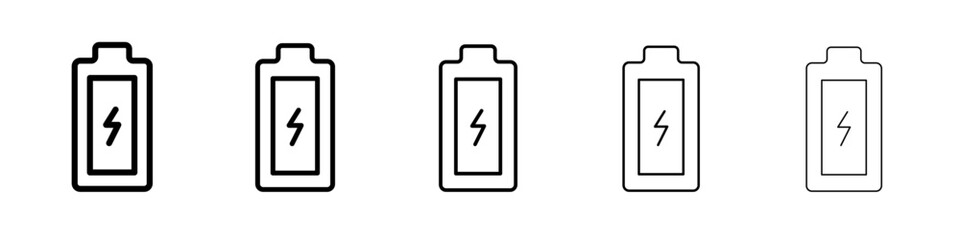 Battery icon simple illustration logo art