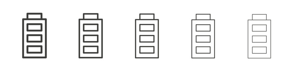Battery icon simple illustration logo art