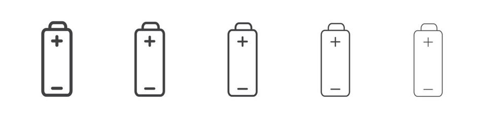Battery icon simple illustration logo art