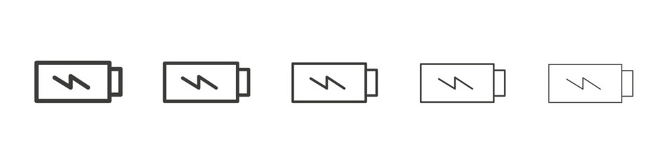 Battery icon simple illustration logo art