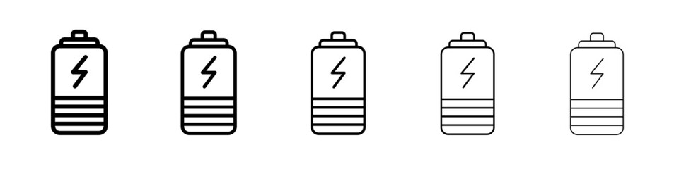 Battery icon simple illustration logo art