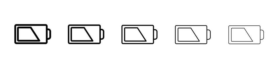 battery icon simple illustration logo art