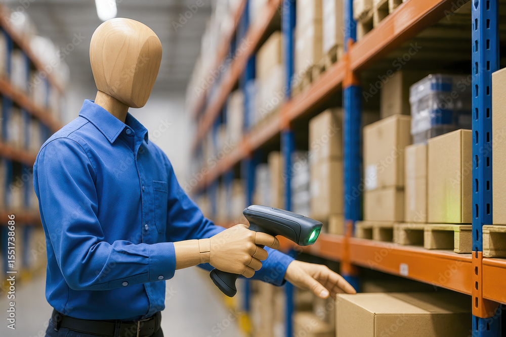 Poster efficient inventory management relies on accurate data capture and streamlined processes to optimize