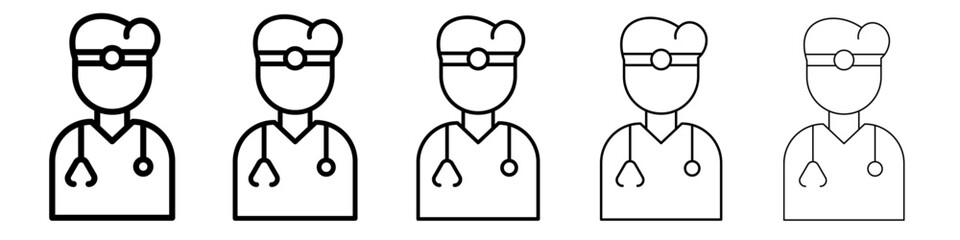 Biomedical engineer icon simple illustration logo art