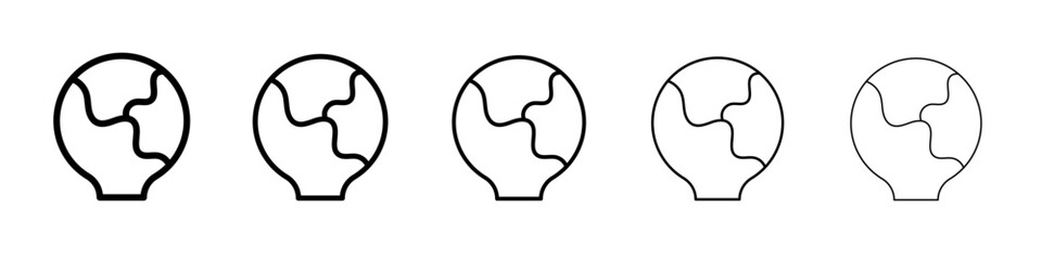 Brussels sprouts Cabbage icon simple illustration logo art