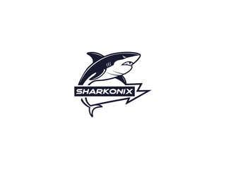 Shark logo ceative design