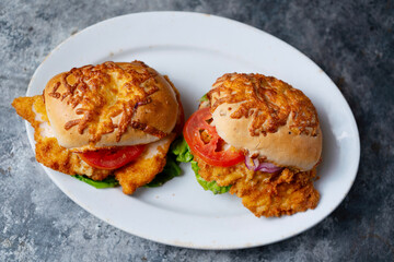 german schnitzel sandwich