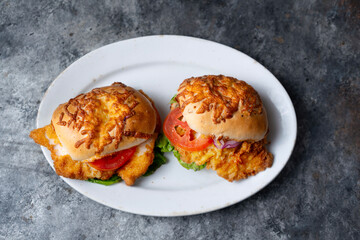 german schnitzel sandwich