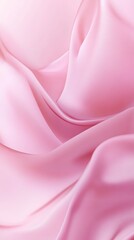 Soft pink silk billowing with graceful curves, embodying luxurious texture and sensual elegance for creative design applications