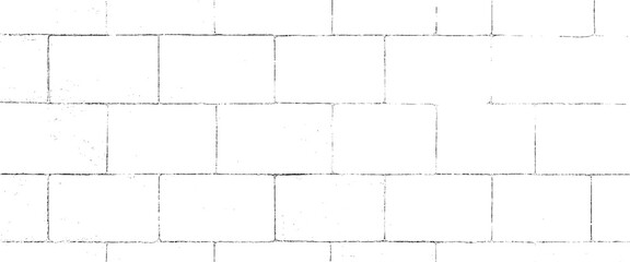 Vector old black and white light embossed stones wall